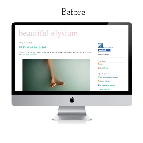 Blog Design: beautiful elysium