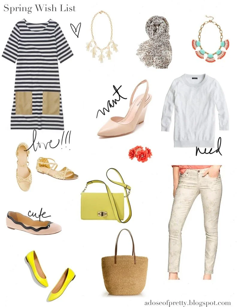 Spring Wish List
