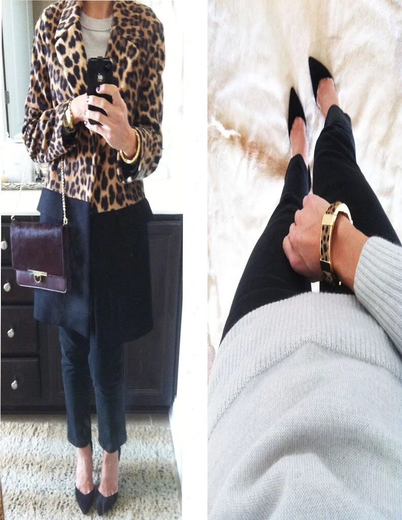 An Unconventional Outfit Post {The Leopard Coat}