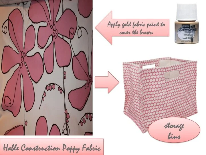 Project: Fabric Covered Storage Bins {& Sneak Peek}