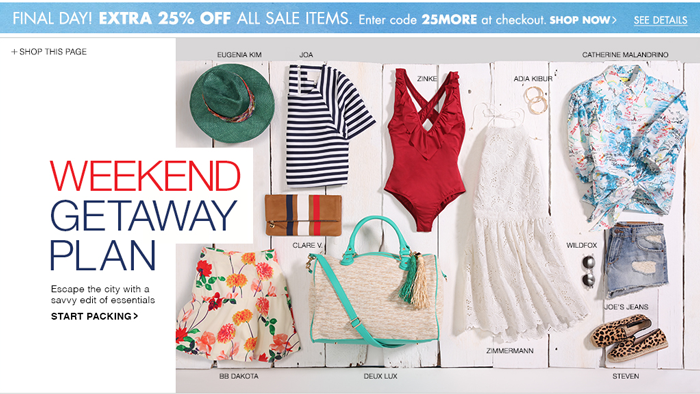 Shopbop Summer Sale