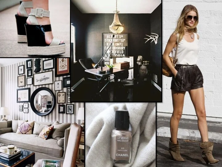 Black & Nude {and a bit in between}