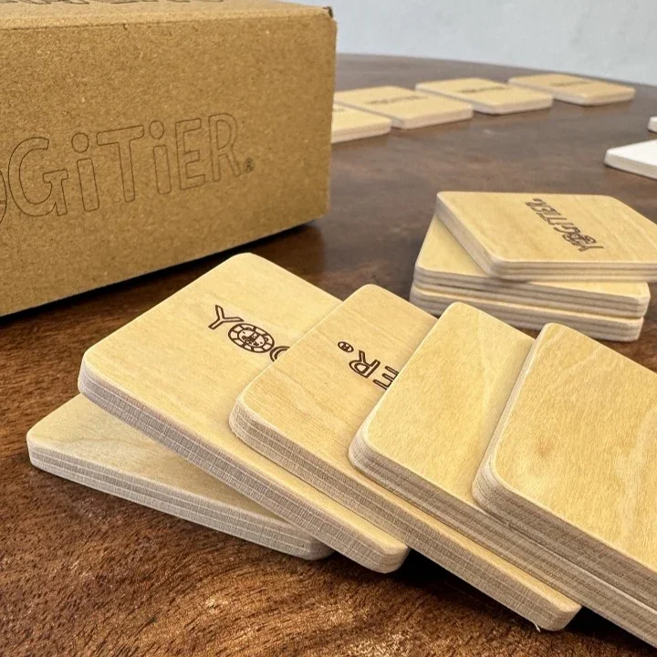 YOGITIER® Holz-Memo – nachhaltiges FSC-Holz Memory mit Yoga-Tiermotiven für Kinder von Cleo&Caesar