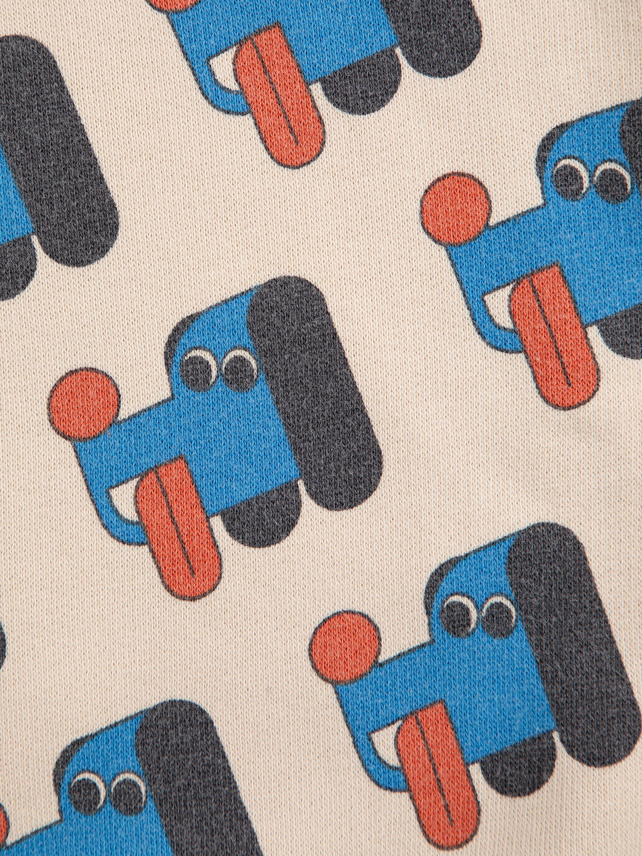 Baby Pullover Doggy Mate All Over von Bobo Choses - made in Europe - nachhaltige Bio-Baumwolle - sustainable Kidswear - Cleo&Caesar - Kids Concept Store Berlin - Online Shop