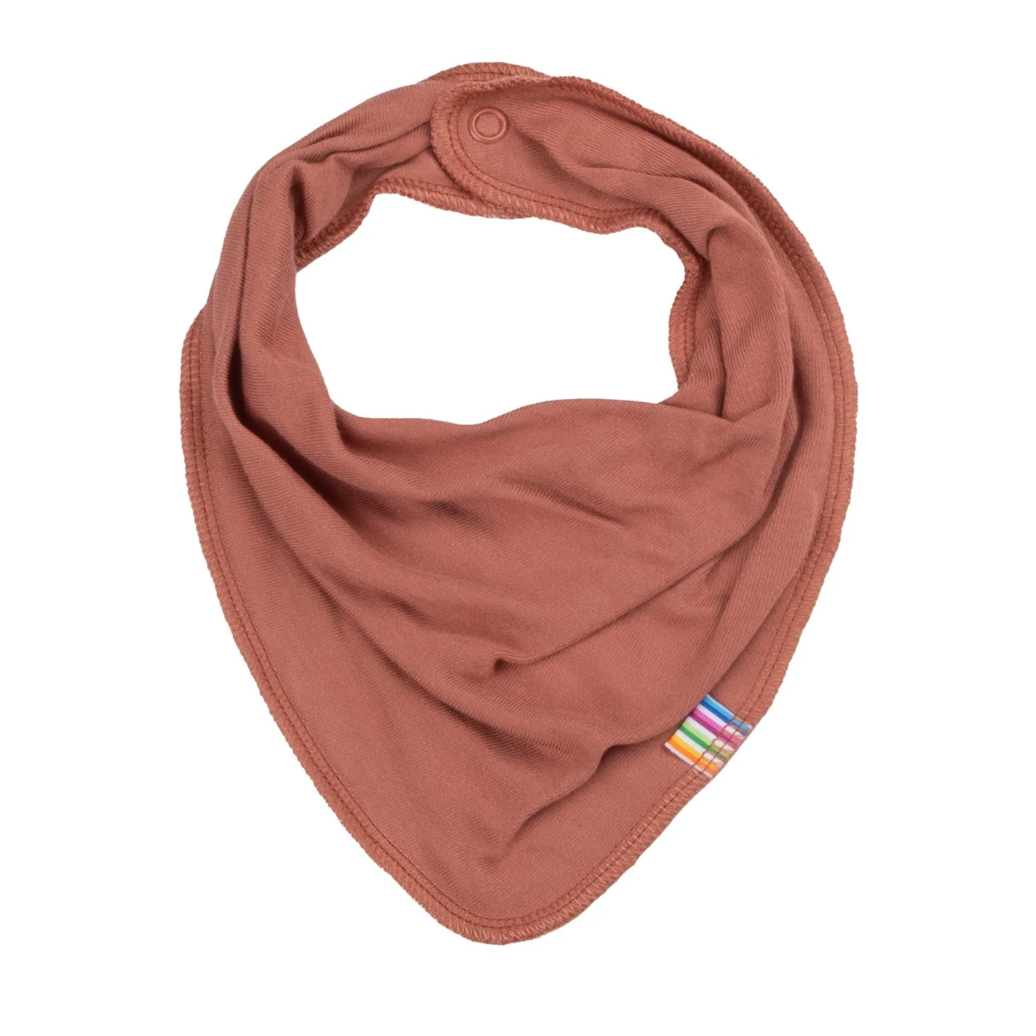 Bambus Halstuch Rotbraun Spring Summer 25 von Joha - nachhaltige Merinowolle und Seide - sustainable Kidswear - Erstausstattung - Cleo&Caesar - Kids Concept Store Berlin