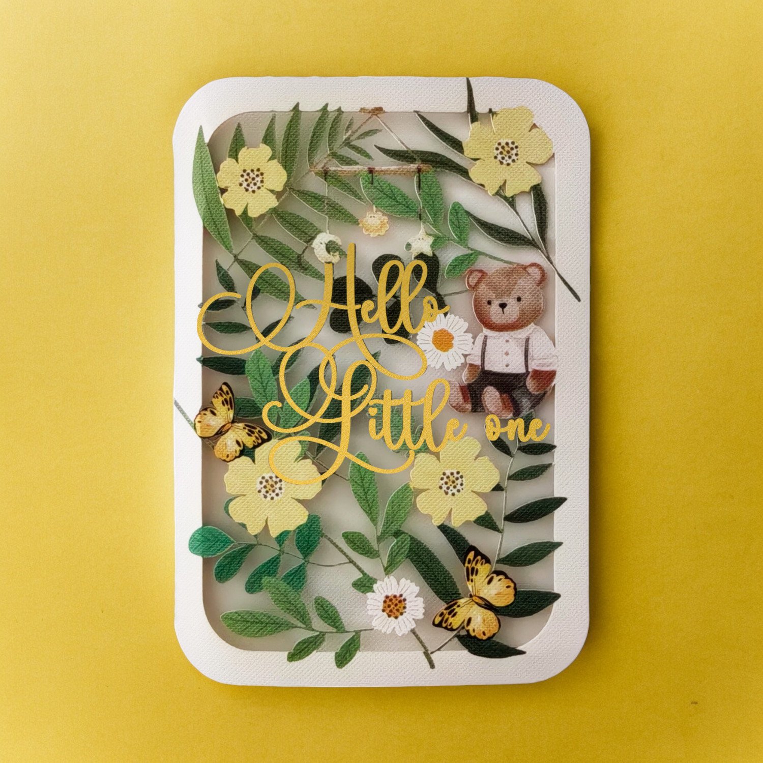 Alljoy – Babykarte 'Hello Little One'