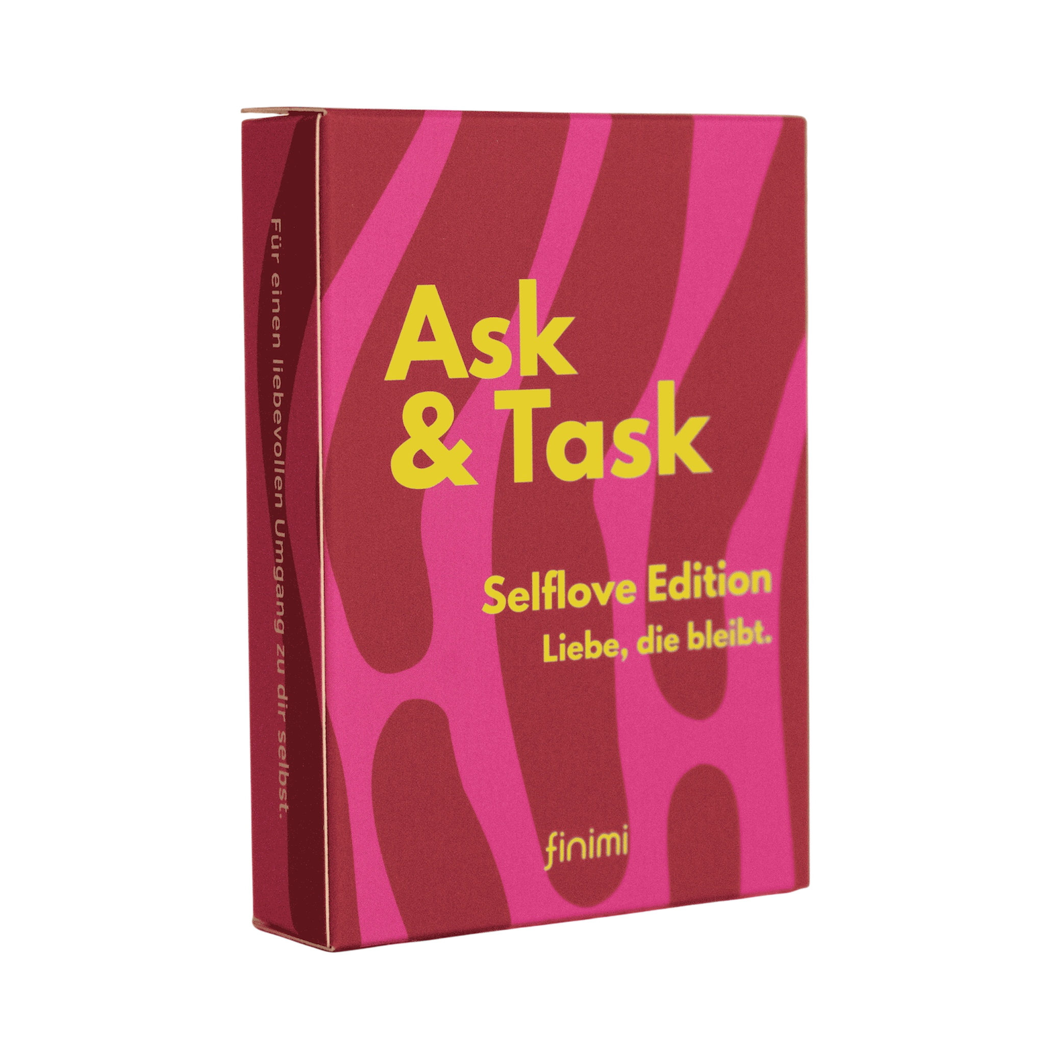 Kartenset „Ask & Task Selflove Edition“ mit Fragen und Aufgaben für mehr Selbstliebe und Achtsamkeit bei Cleo&Caesar Concept Store