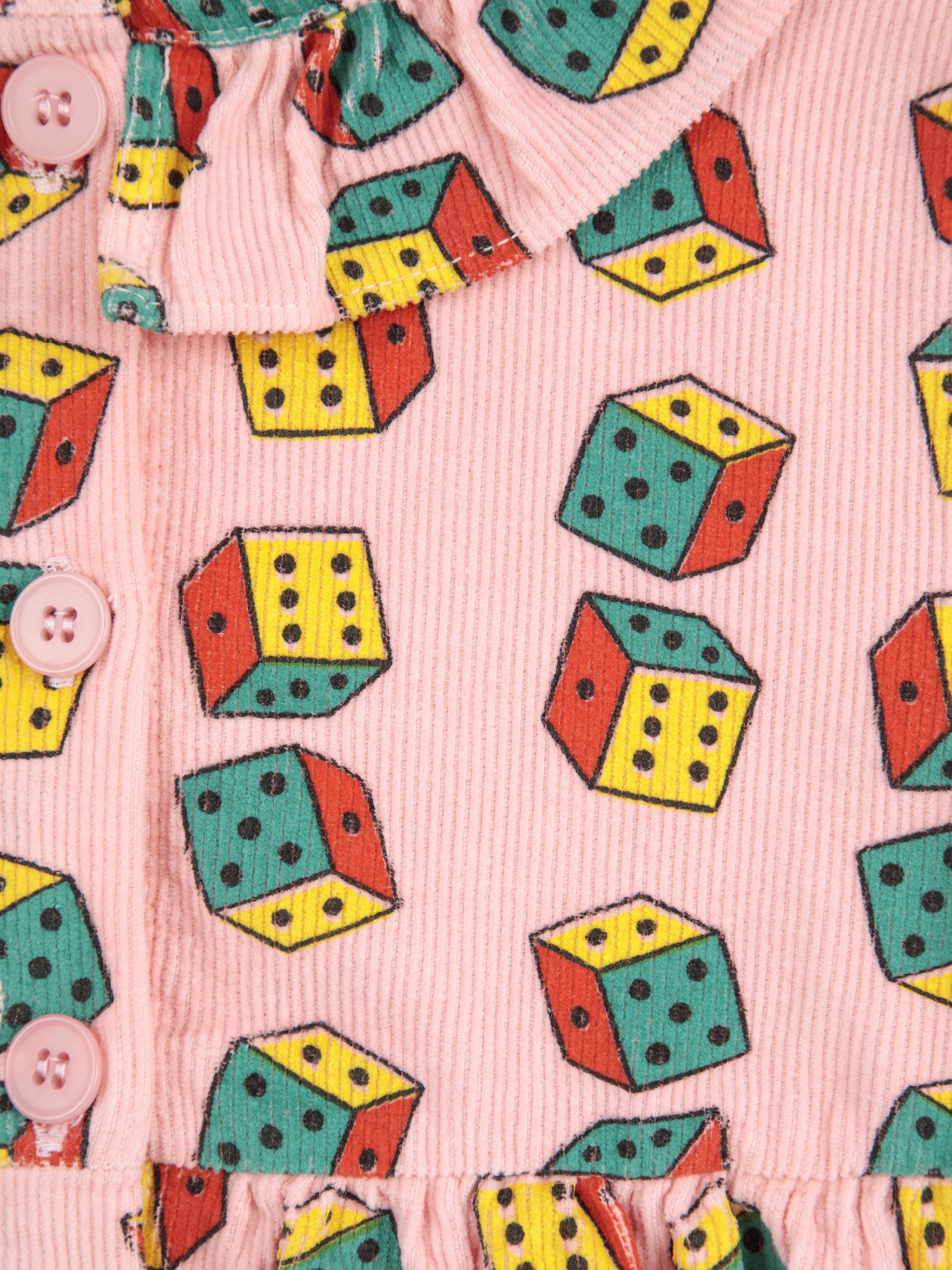 Baby Kleid Dice all over von Bobo Choses - made in Europe - nachhaltige Bio-Baumwolle - sustainable Kidswear - Cleo&Caesar - Kids Concept Store Berlin - Online Shop