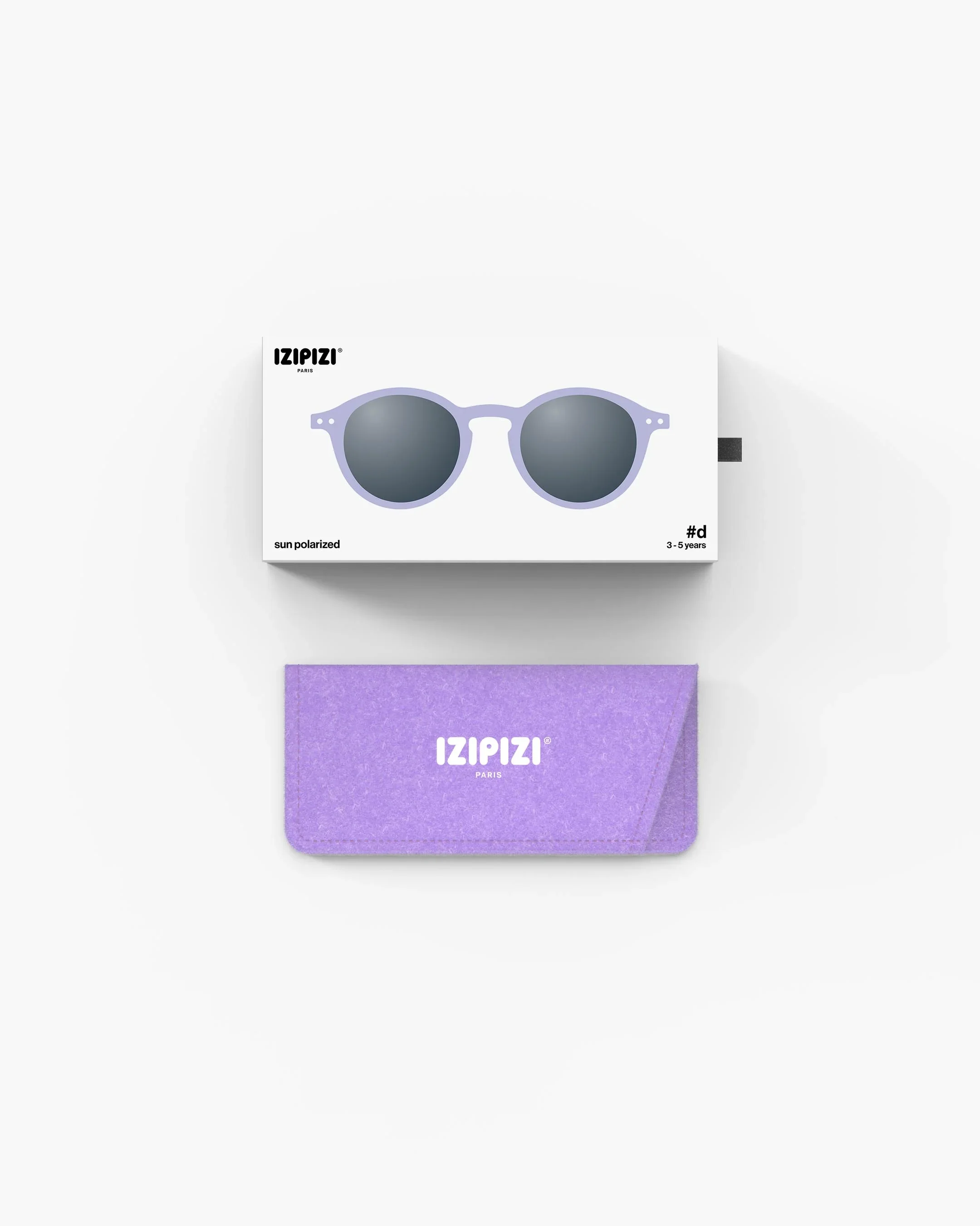 Izipizi Kinder-Sonnenbrille #d Lavender Polarized – Pantos-Fassung in Lavender, 3-7 Jahre Jahre, bei Cleo&Caesar Kids Concept Store
