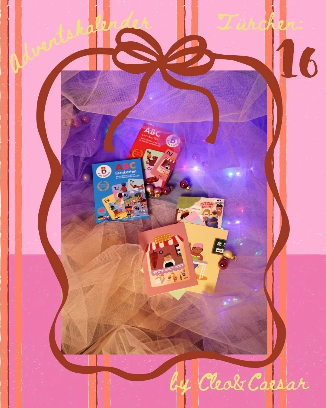 Gewinnspiel

Von Anfang an gab es die @b.wie.berlin Lernkarten im Sortiment von Cleo&amp;Caesar. Die erste Lieferung hat Alissa noch selbst vorbeigebracht. Seitdem gab es ziemlich viele, denn viele von euch haben sie genau wie mich &uuml;berzeugt. Ob