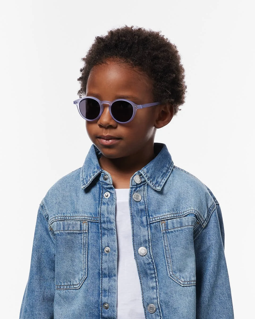 Izipizi Kinder-Sonnenbrille #d Lavender Polarized – Pantos-Fassung in Lavender, 3-7 Jahre Jahre, bei Cleo&Caesar Kids Concept Store