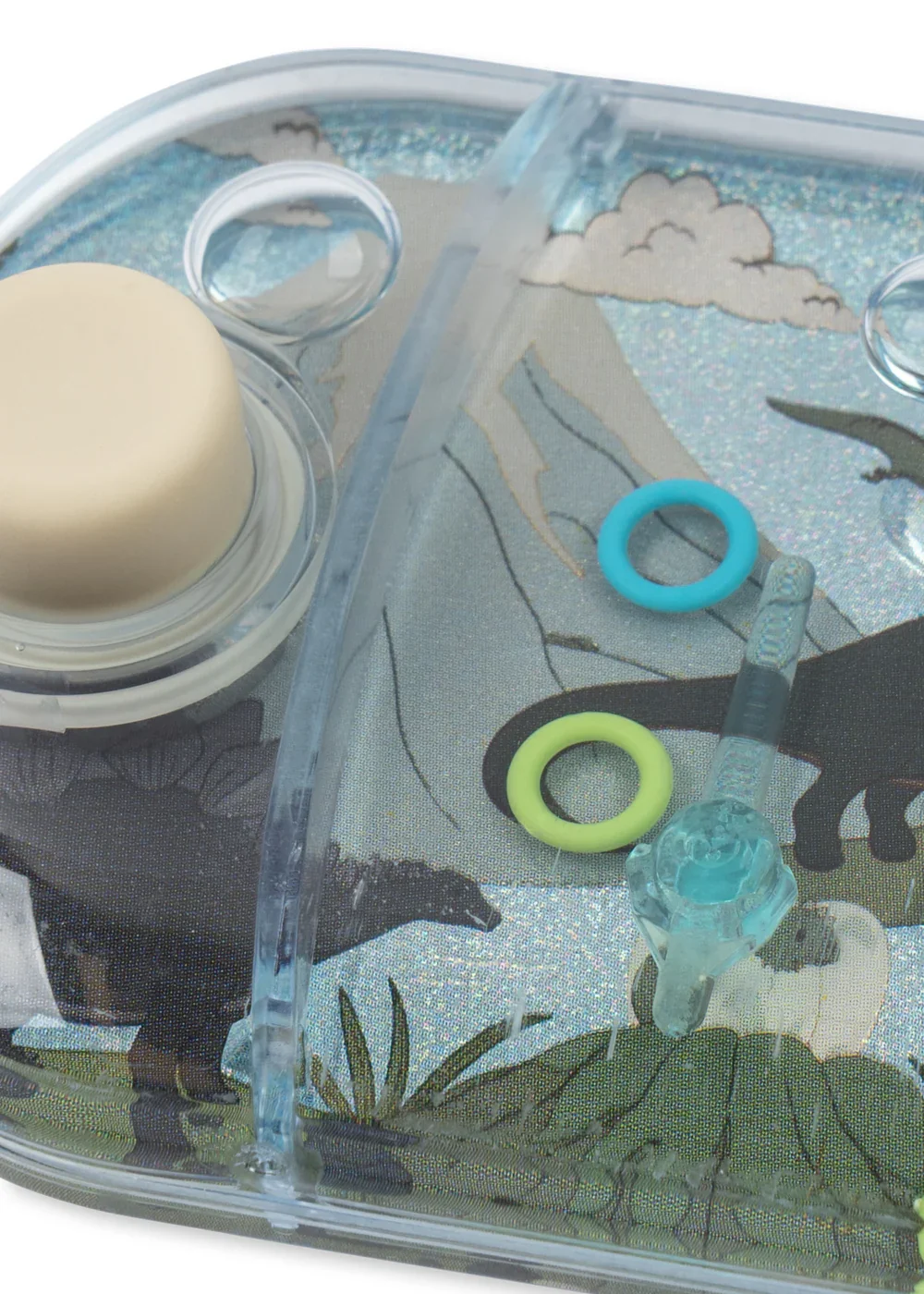 Kompaktes Wasserringspiel mit bunten Ringen und Knöpfen – motorisches Geschicklichkeitsspiel für Kinder ab 3 Jahren im Concept Store Cleo&Caesar