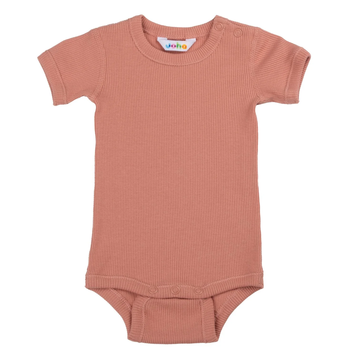 kurz Body Lachs für Babys Spring Summer 25 von Joha - nachhaltige Merinowolle und Seide - sustainable Kidswear - Erstausstattung - Cleo&Caesar - Kids Concept Store Berlin