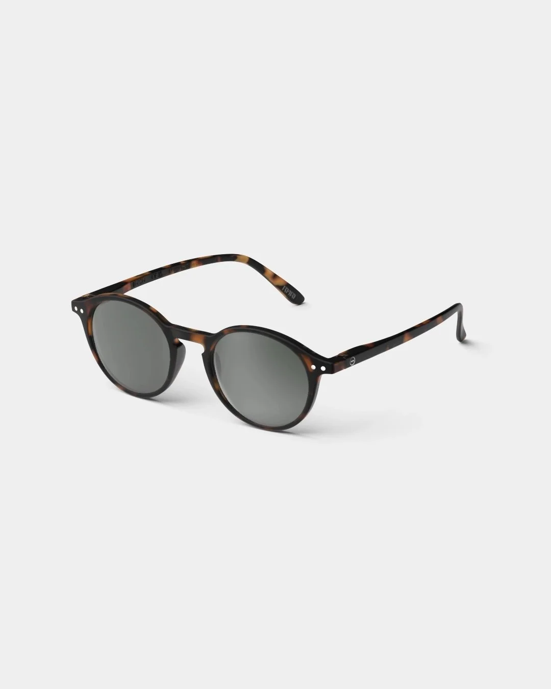 Izipizi Sonnenbrille #D Tortoise – Pantos-Fassung im Schildpattmuster mit Soft Touch-Finish, graue Gläser, Unisex, bei Cleo&Caesar Kids Concept Store