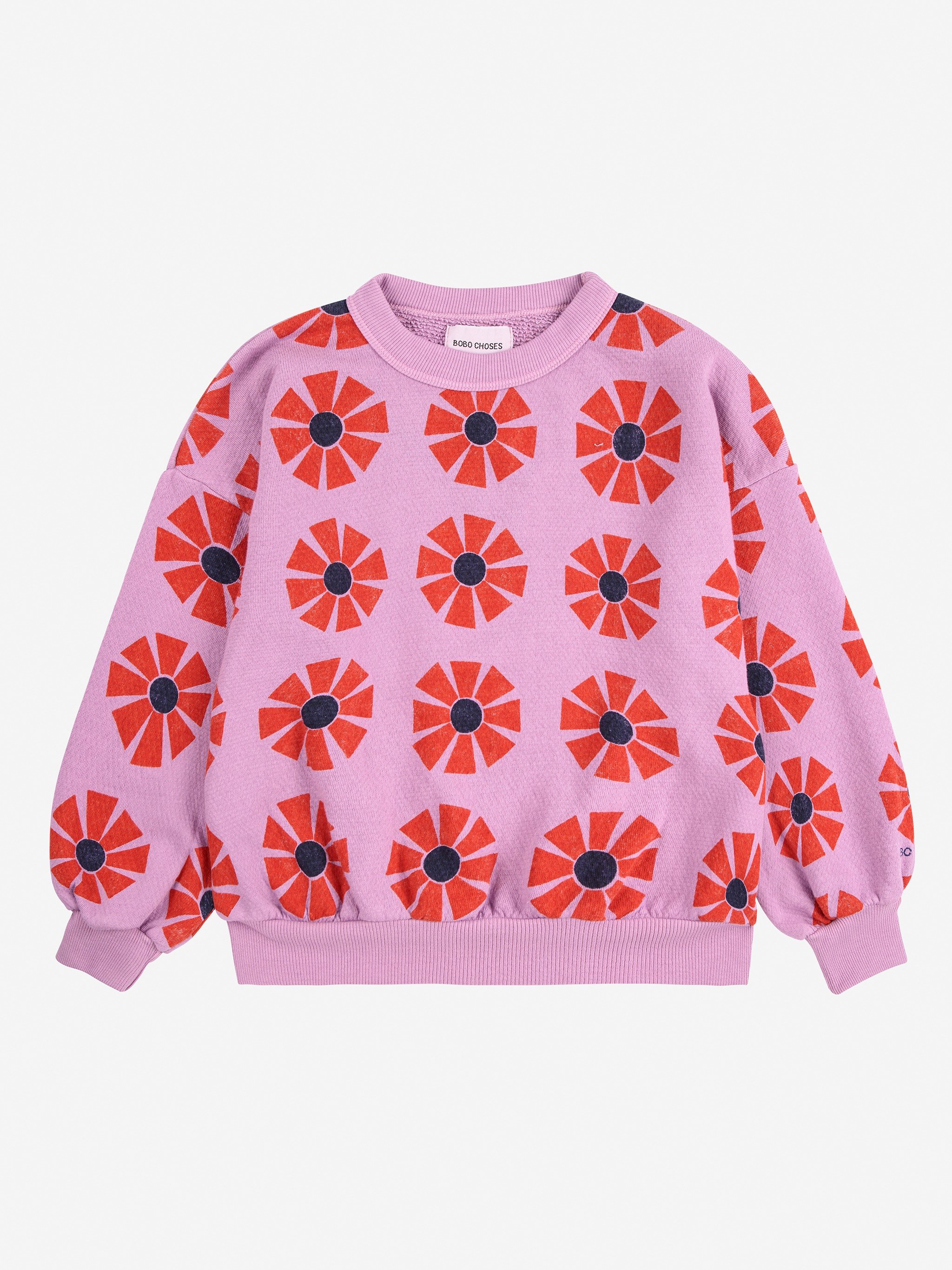 Pullover Kaleidoscope All Over von Bobo Choses - made in Europe - nachhaltige Bio-Baumwolle - sustainable Kidswear - Cleo&Caesar - Kids Concept Store Berlin - Online Shop