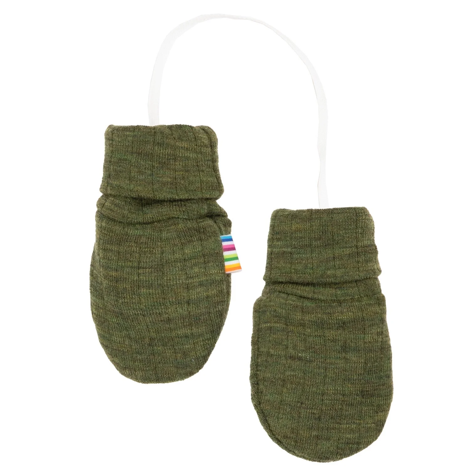 Joha -Baby Fäustlinge Wolle 'Olive'