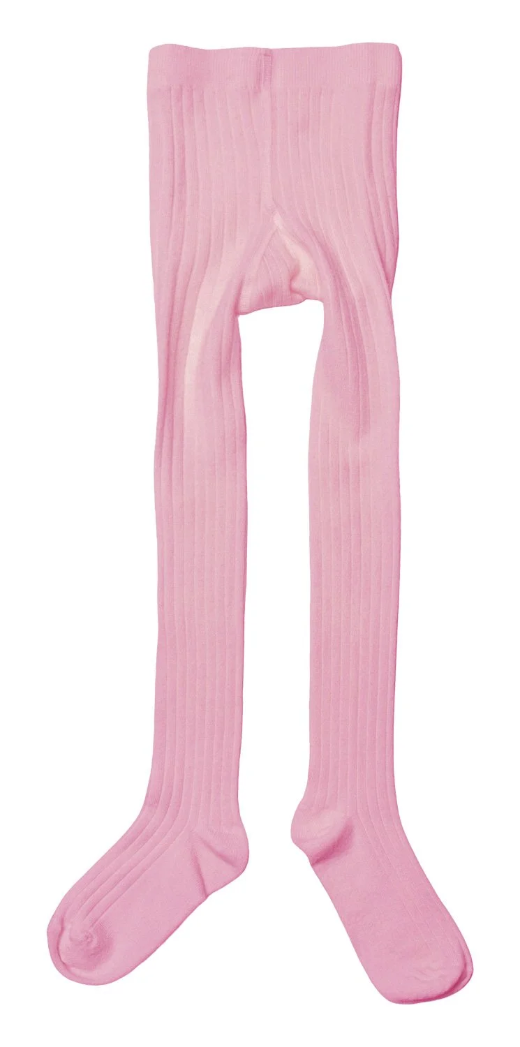 Wolle Strumpfhose Rosa Spring Summer 25 von Joha - nachhaltige Merinowolle und Seide - sustainable Kidswear - Erstausstattung - Cleo&Caesar - Kids Concept Store Berlin