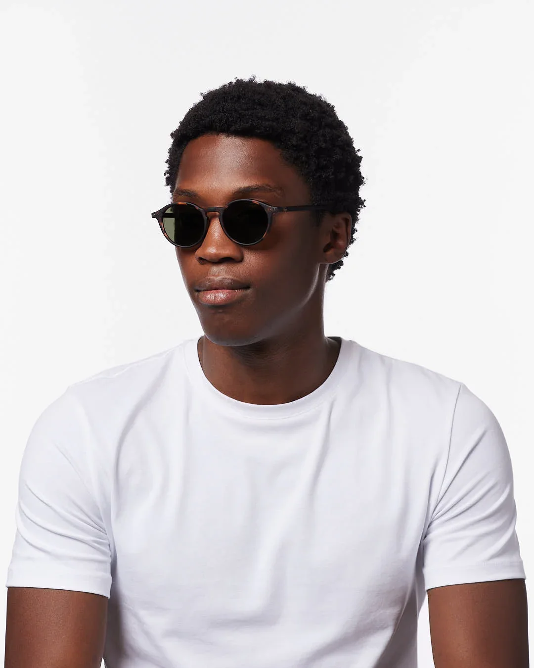Izipizi Sonnenbrille #D Tortoise – Pantos-Fassung im Schildpattmuster mit Soft Touch-Finish, graue Gläser, Unisex, bei Cleo&Caesar Kids Concept Store