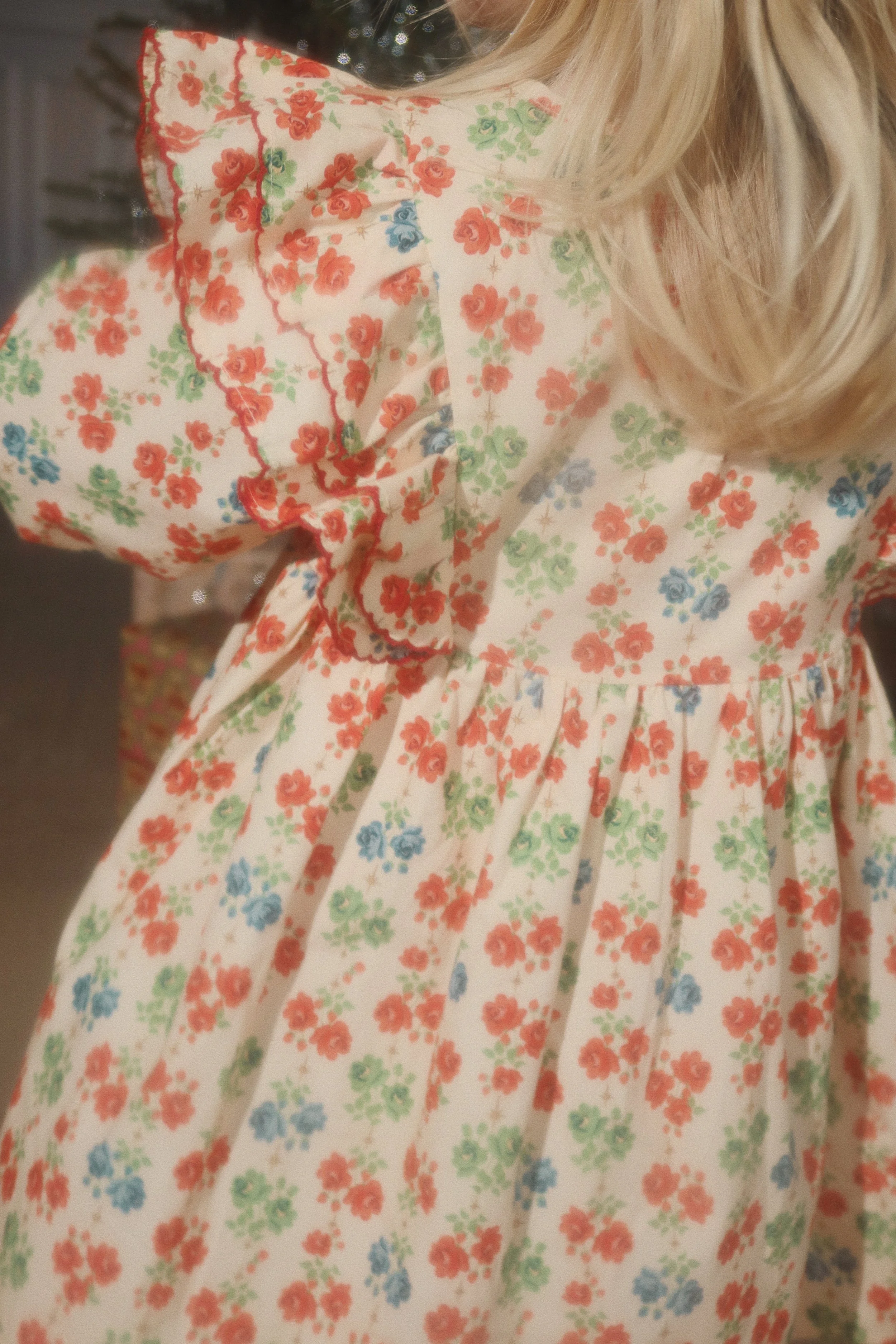 Coeur Dress Lumina Rosen für Kinder von Konges Sløjd - nachhaltig - sustainable Kinderkleidung - Cleo&Caesar - Kids Concept Store Berlin - Online Shop Deutschland