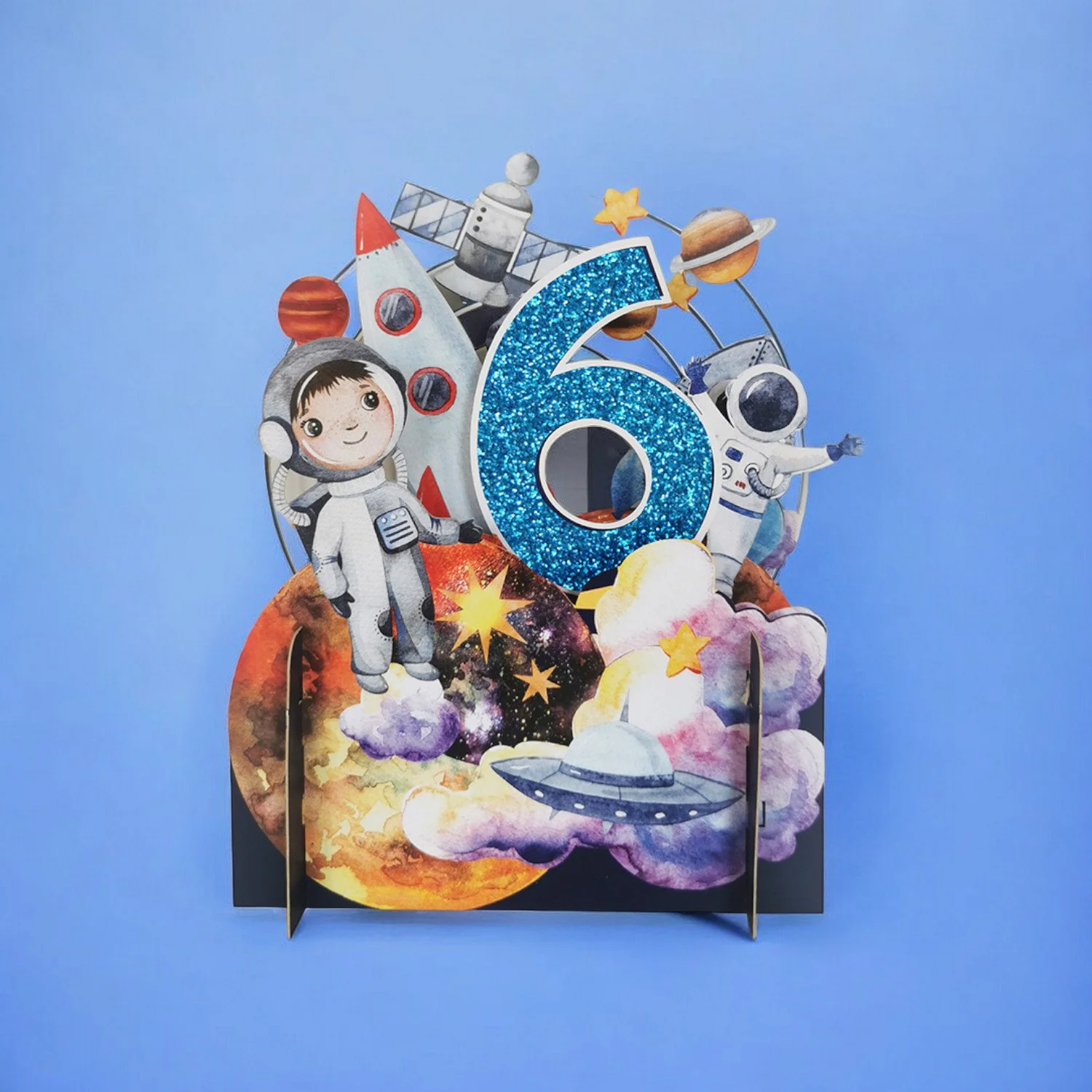 Alljoy – Pop-Up-Karte 'Space 6'