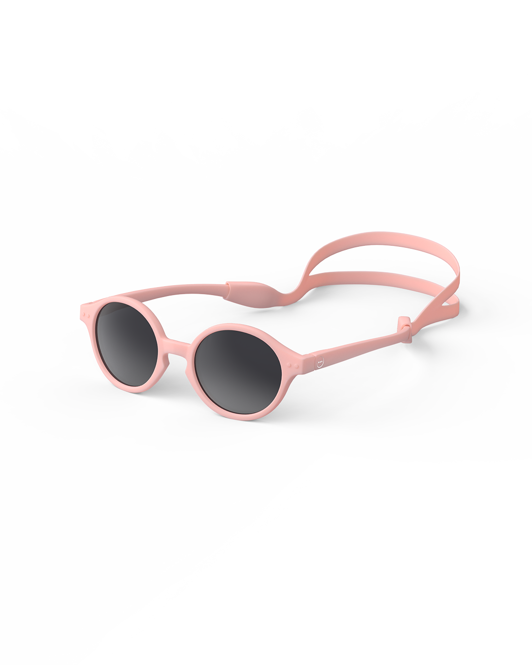 Izipizi Baby-Sonnenbrille #d Pastel Pink Polarized – Pantos-Fassung in kräftigem Rosa matt, 0-3 Jahre, BPA-frei mit Silikonband, bei Cleo&Caesar Kids Concept Store