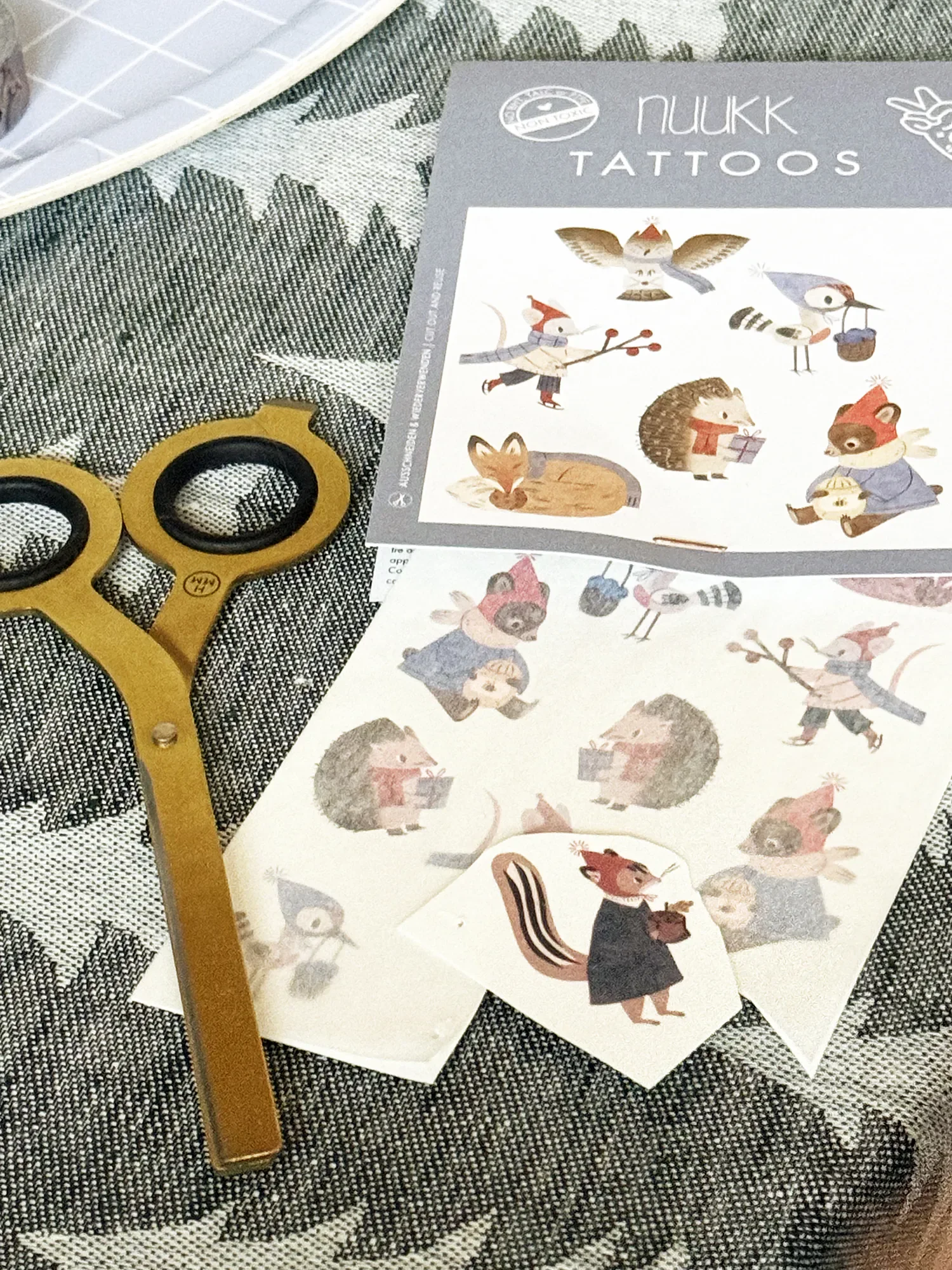 nuukk Kindertattoos – vegane Wassertransferfolie, dermatologisch getestet, hergestellt in Österreich, bei Cleo&Caesar Kids Concept Store