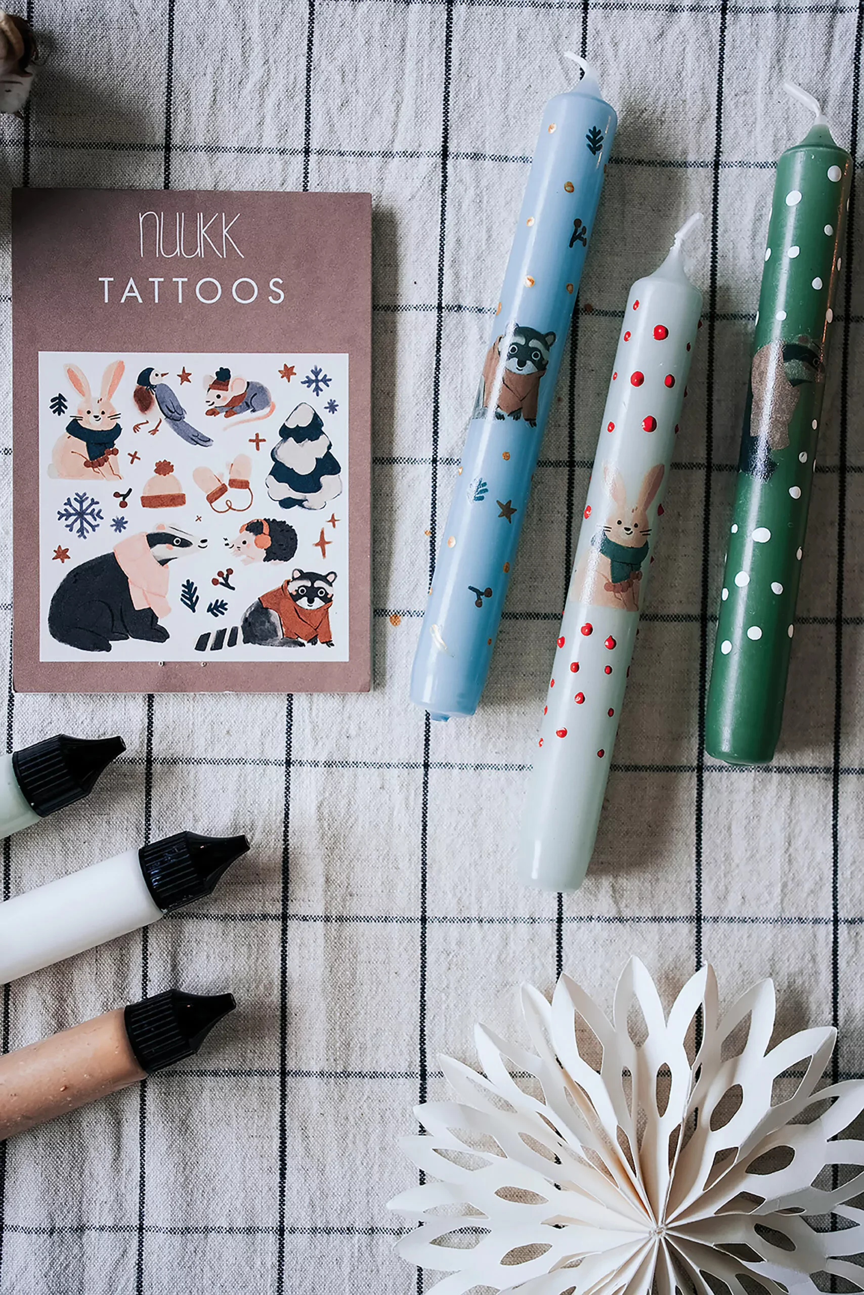 nuukk Kindertattoos – vegane Wassertransferfolie, dermatologisch getestet, hergestellt in Österreich, bei Cleo&Caesar Kids Concept Store