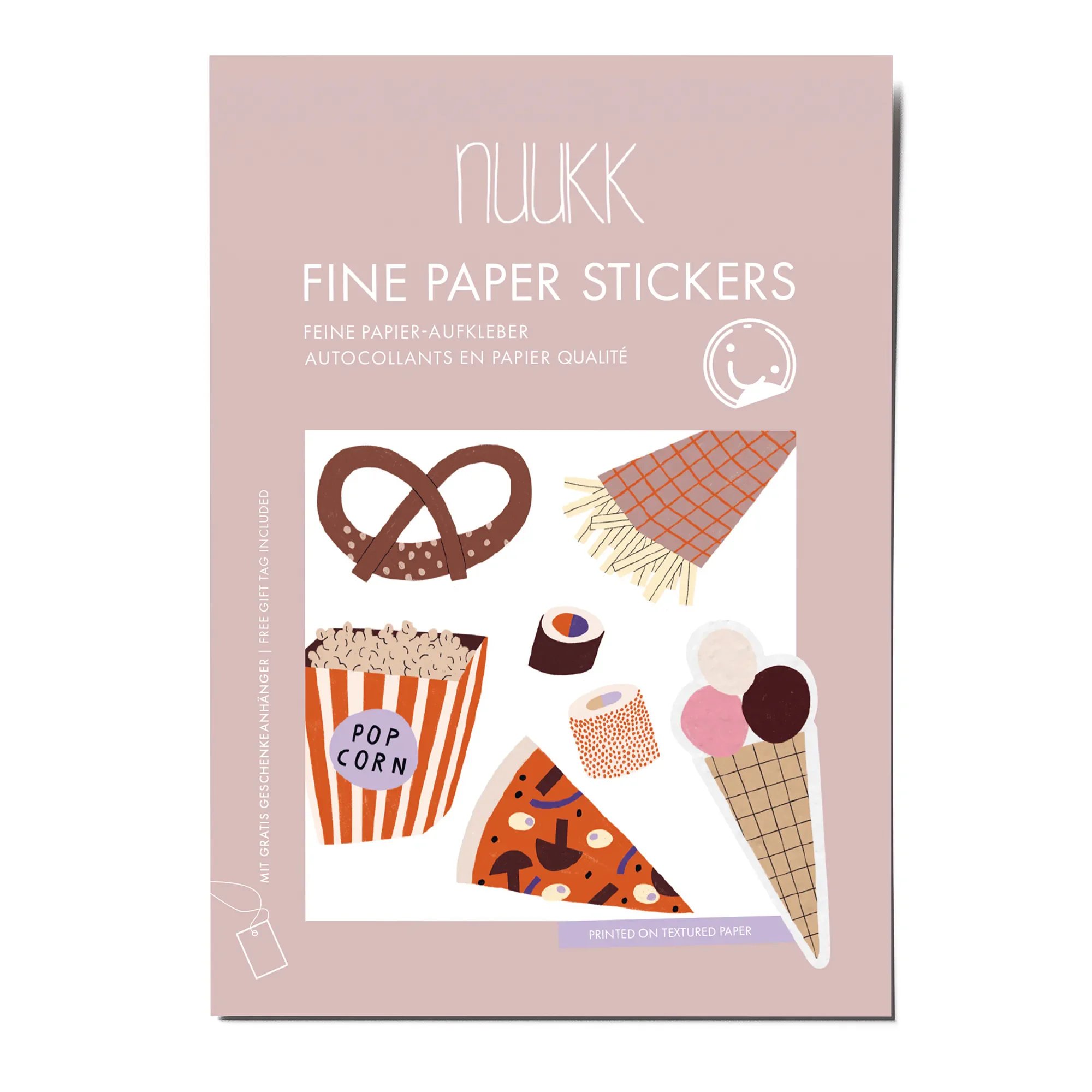 nuukk – Stickerbogen 'Fastfood' 3 Bögen