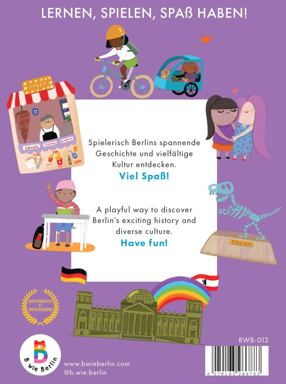 B wie Berlin ABC Malbuch mit Poster – 30 Ausmalbilder und A2-Poster für Kinder ab 2 Jahren, bei Cleo&Caesar Kids Concept Store