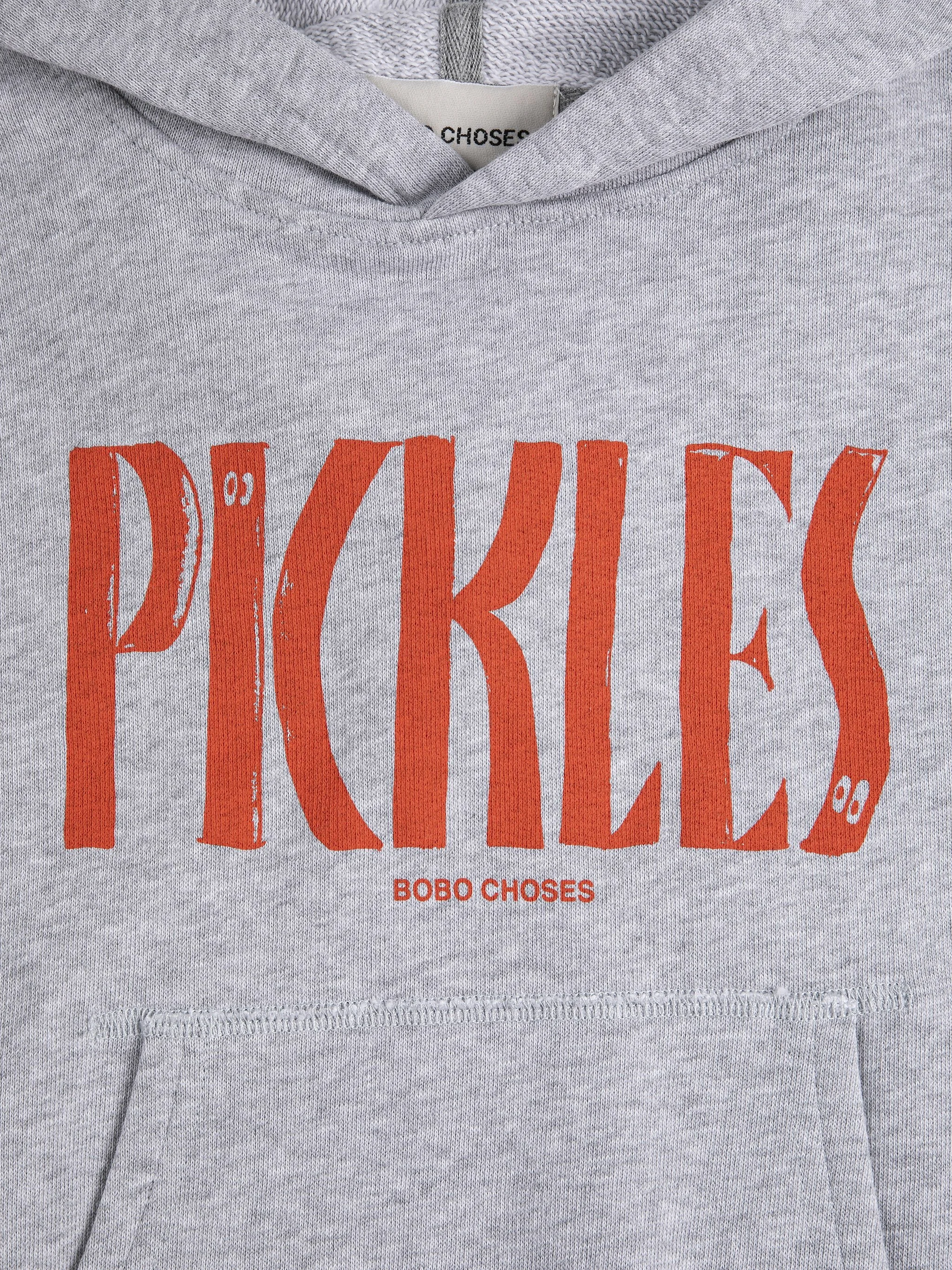 Bobo Choses Hoodie Spicy Pickles mit kreativem Design – hochwertige, nachhaltige Kindermode aus Spanien für kleine Entdecker im Kids Concept Store bei Cleo&Caesar