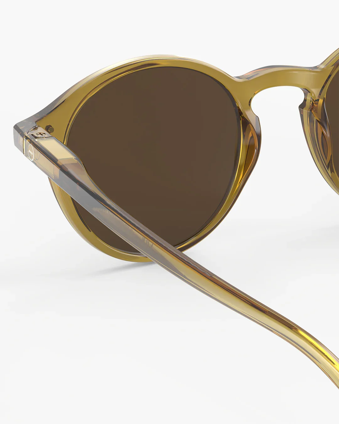 zipizi Sonnenbrille #D Golden Green – Pantos-Fassung in Olivgrün mit goldenen Nuancen, braune Gläser, Unisex, bei Cleo&Caesar Kids Concept Store
