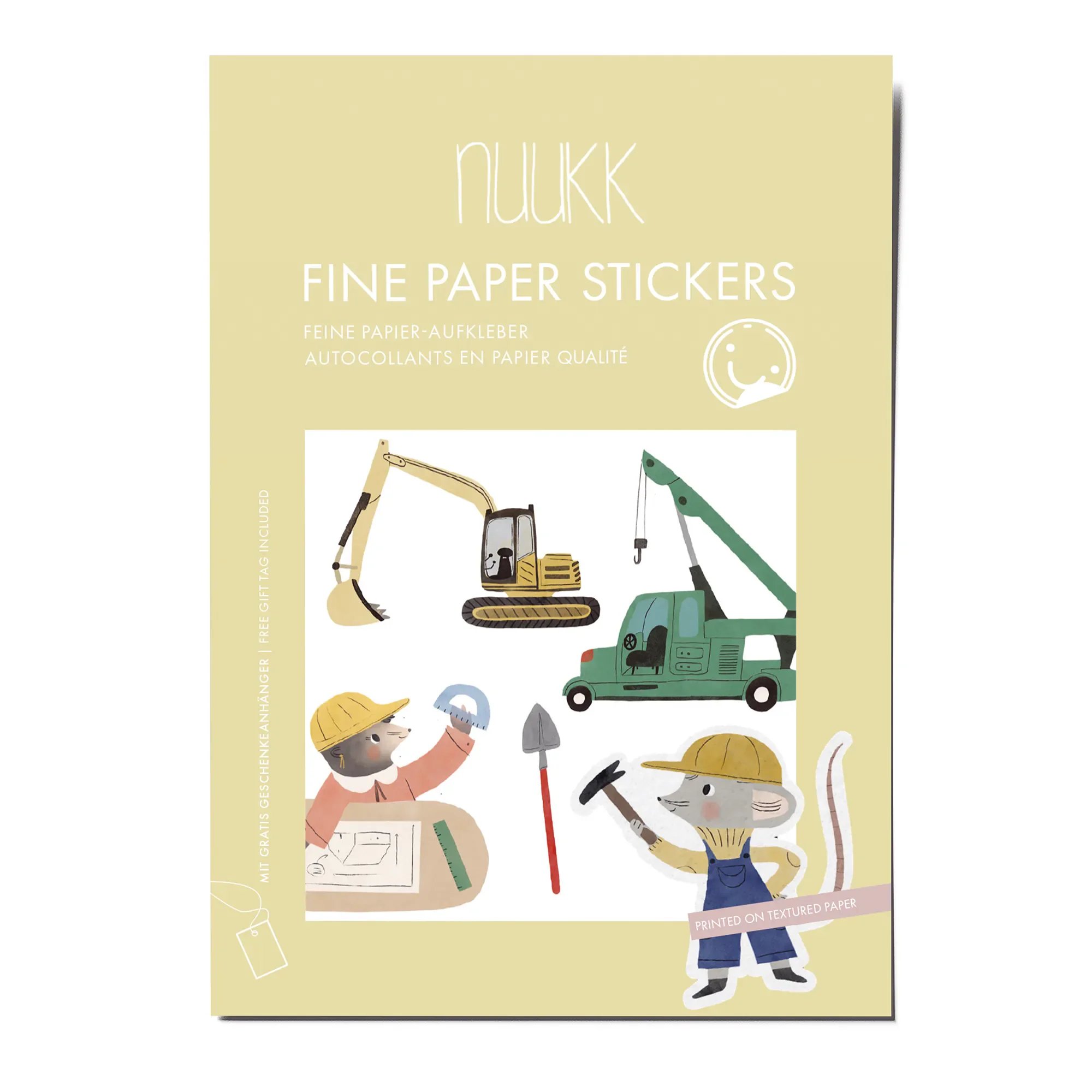 nuukk Sticker aus hochwertigem Papier in Österreich hergestellt im Kids Concept Store Cleo&Caesar