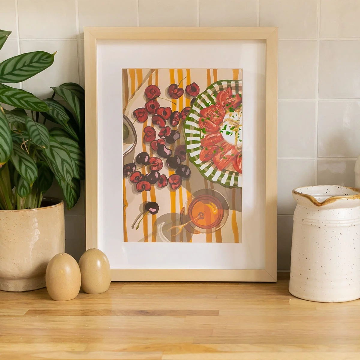La Petite Épicerie Malen nach Zahlen Dolce Vita – Illustration von Ananya Bhandari, Komplettset mit Pinseln und Farben, Made in France, bei Cleo&Caesar