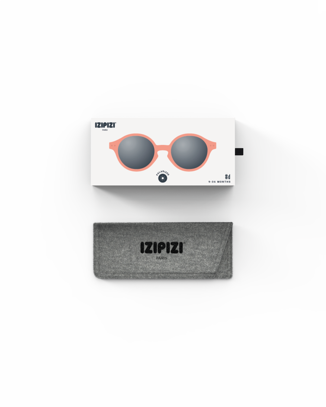 Izipizi Kleinkind-Sonnenbrille #d Apricot Polarized – Pantos-Fassung in Apricot, 3-5 Jahre, BPA-frei, bei Cleo&Caesar Kids Concept Store
