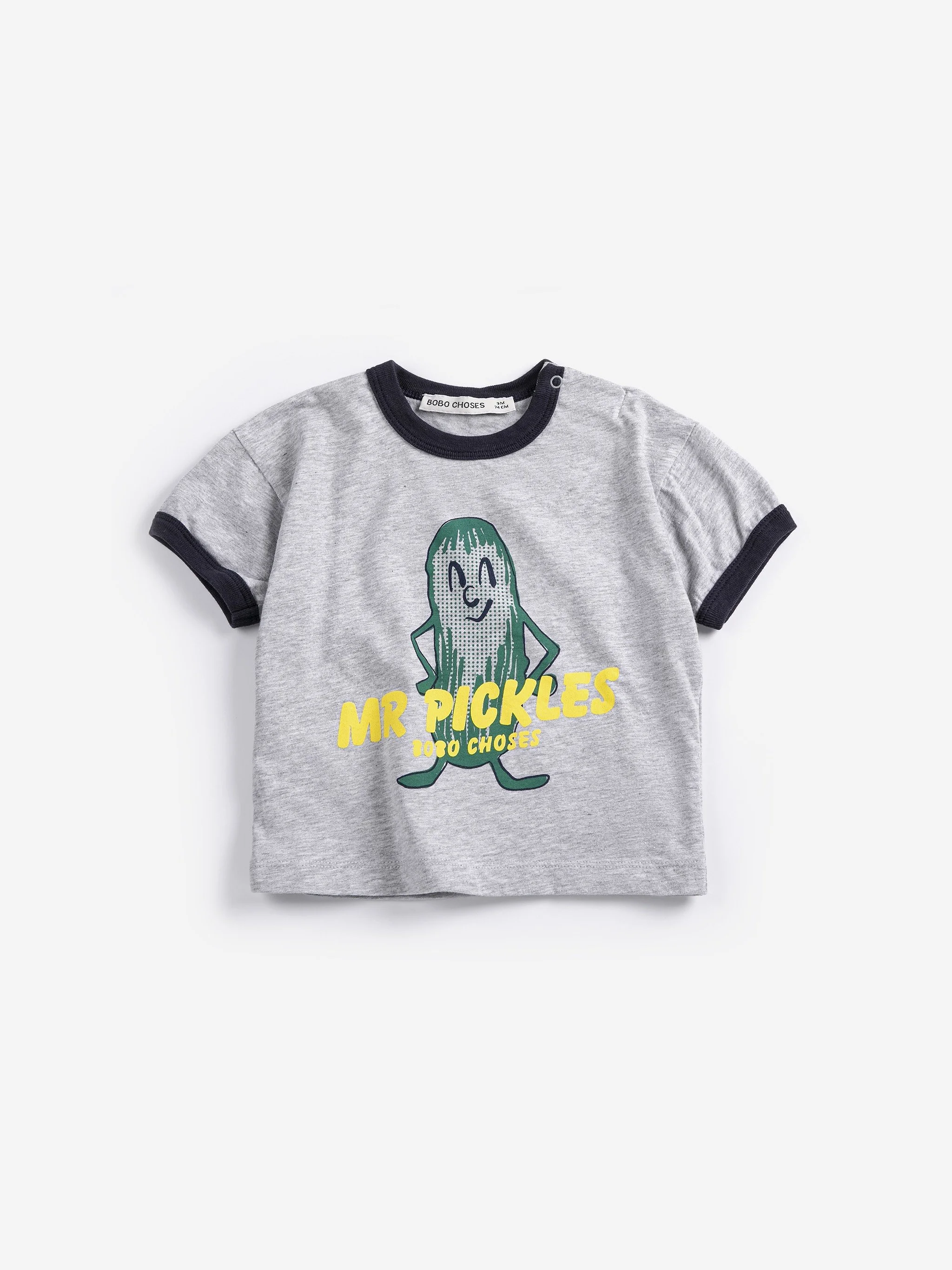 Bobo Choses T-Shirt Mr Pickles mit kreativem Design – hochwertige, nachhaltige Kindermode aus Spanien für kleine Entdecker im Kids Concept Store bei Cleo&Caesar