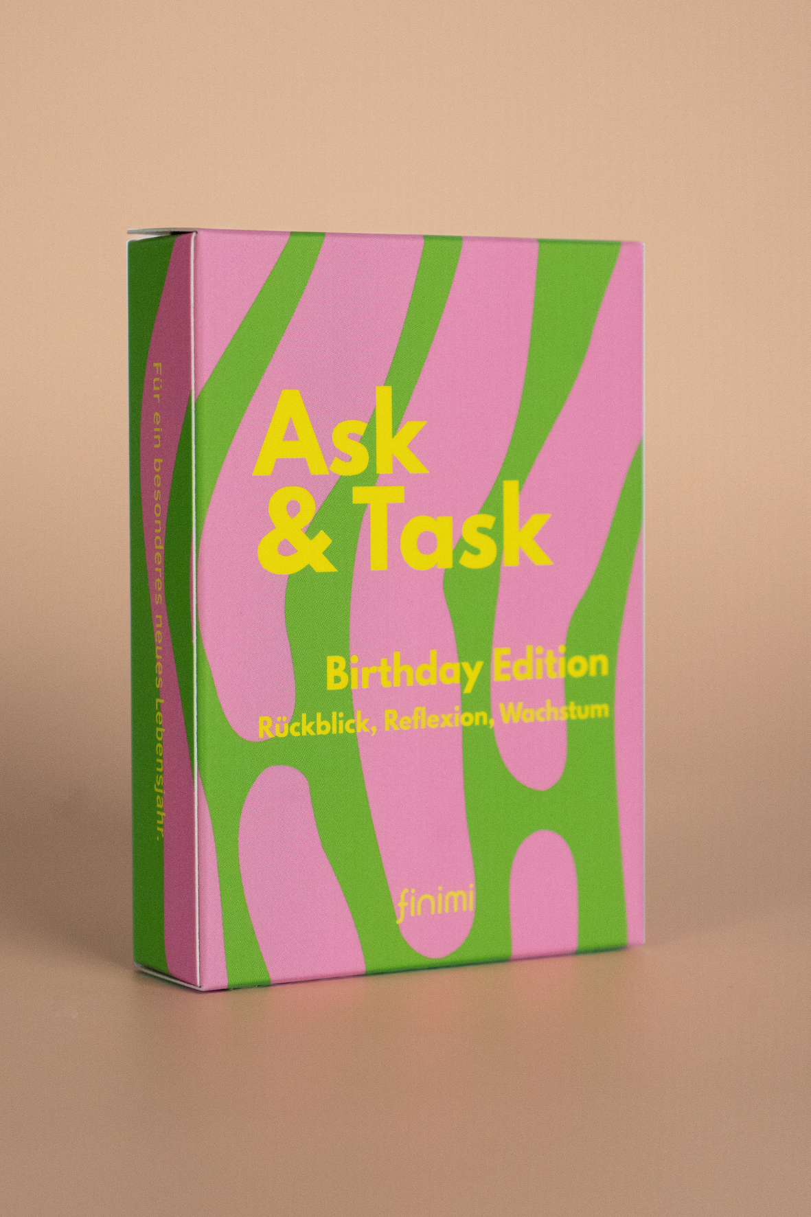finimi Birthday Edition Kartenset mit Fragen & Aufgaben zur Reflexion und Ausrichtung für das neue Lebensjahr bei Cleo&Caesar Concept Store