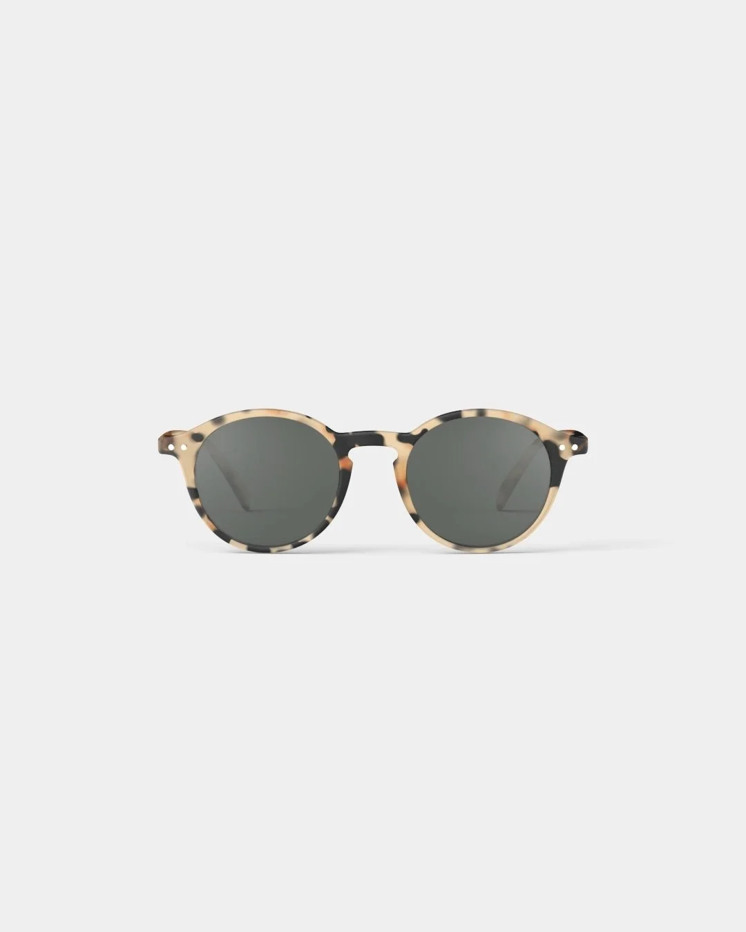 Izipizi Sonnenbrille #D Light Tortoise – Pantos-Fassung im Schildpattmuster mit Soft Touch-Finish, graue Gläser, Unisex, bei Cleo&Caesar Kids Concept Store