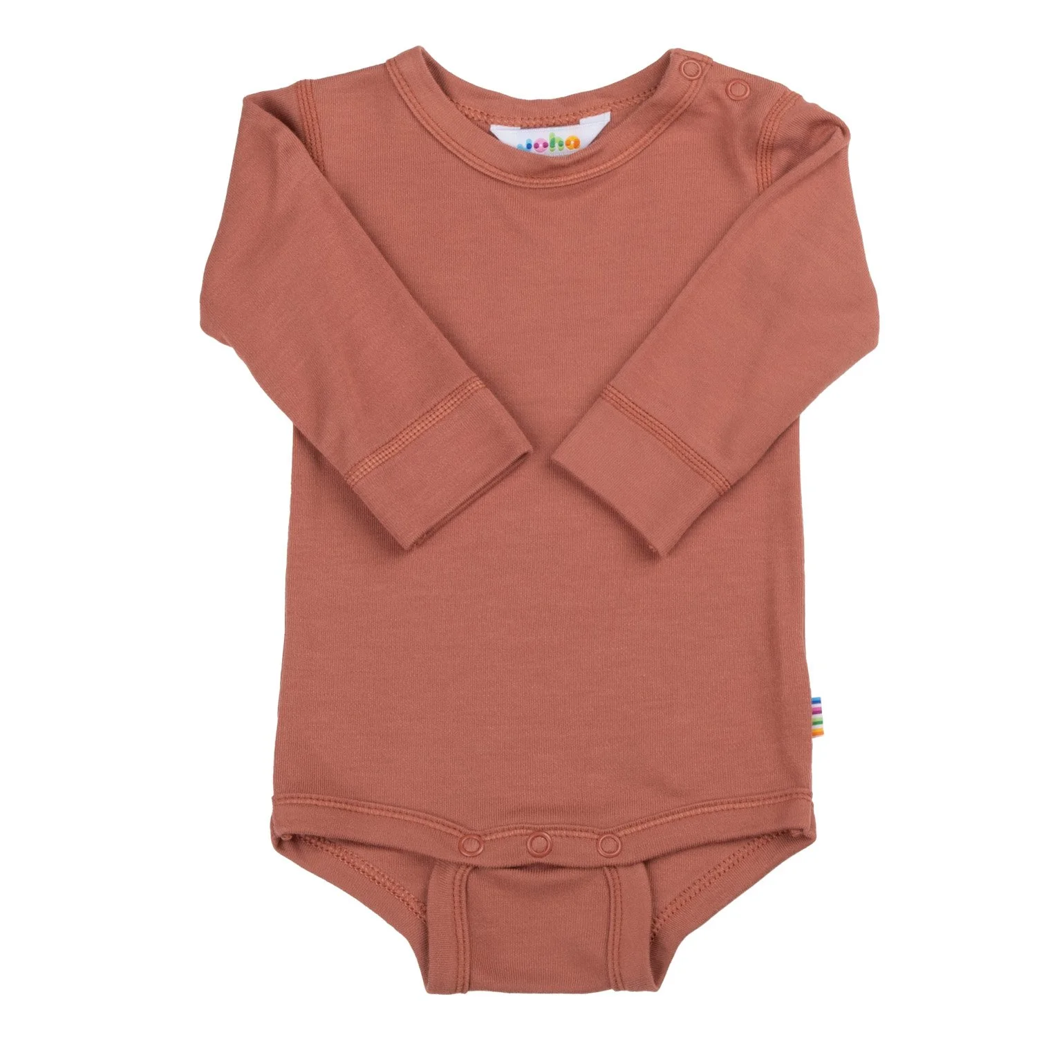 Bambus Body Rotbraun Spring Summer 25 von Joha - nachhaltige Merinowolle und Seide - sustainable Kidswear - Erstausstattung - Cleo&Caesar - Kids Concept Store Berlin