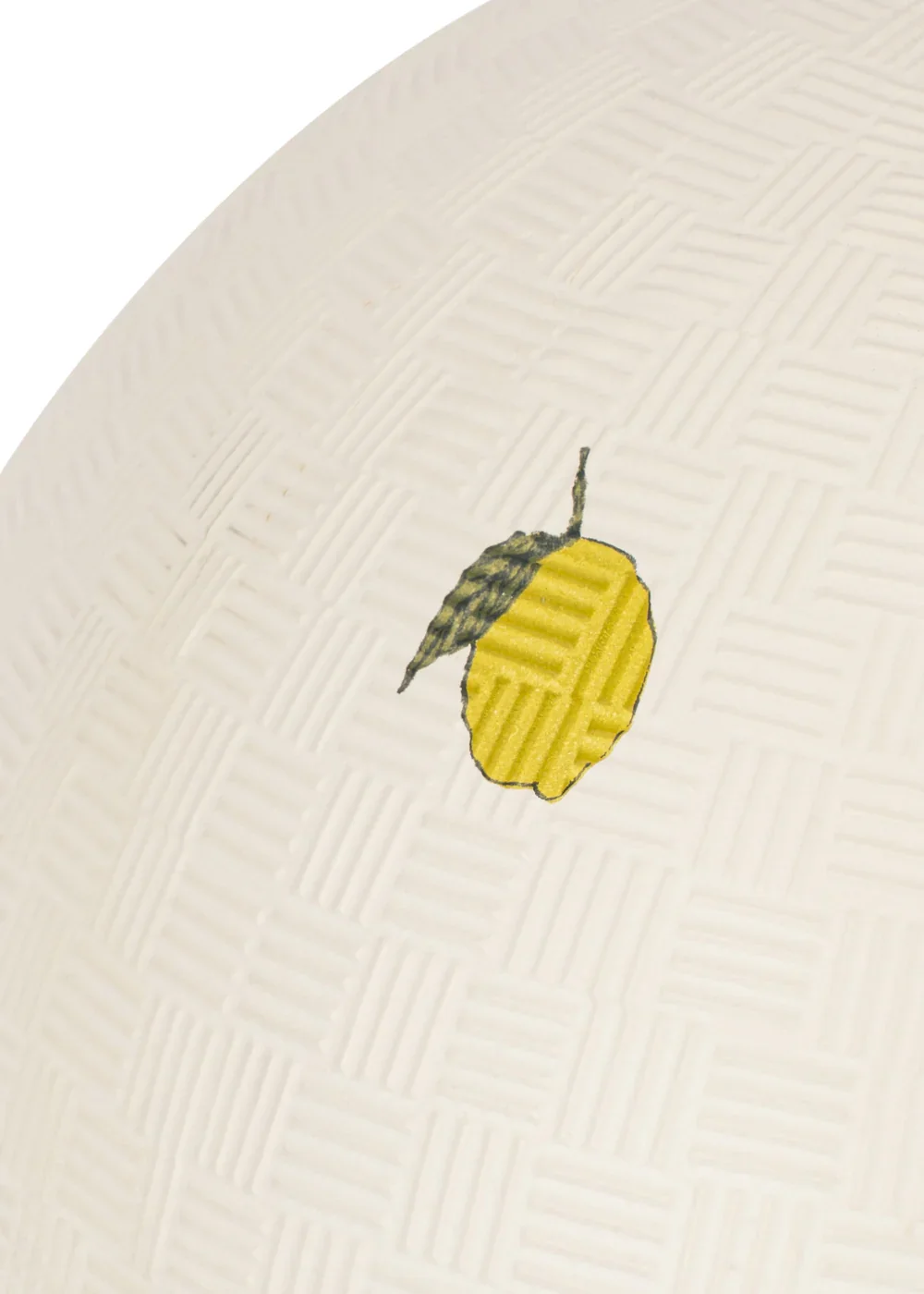 Konges Sløjd Kids Ball Lemon – Kautschukball in Zitronendesign für Kinder ab 3 Jahren, bei Cleo&Caesar Kids Concept Store