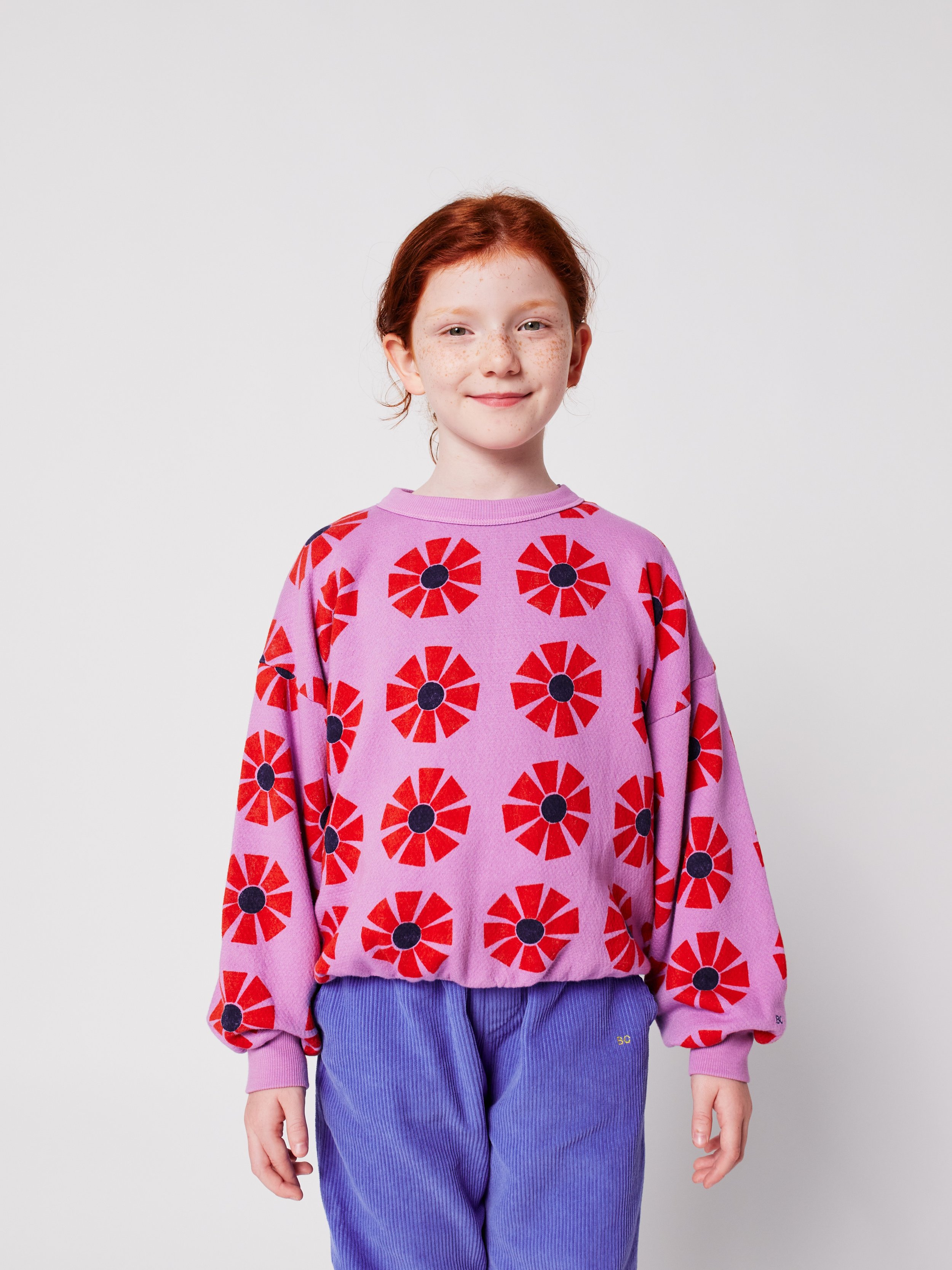 Pullover Kaleidoscope All Over von Bobo Choses - made in Europe - nachhaltige Bio-Baumwolle - sustainable Kidswear - Cleo&Caesar - Kids Concept Store Berlin - Online Shop