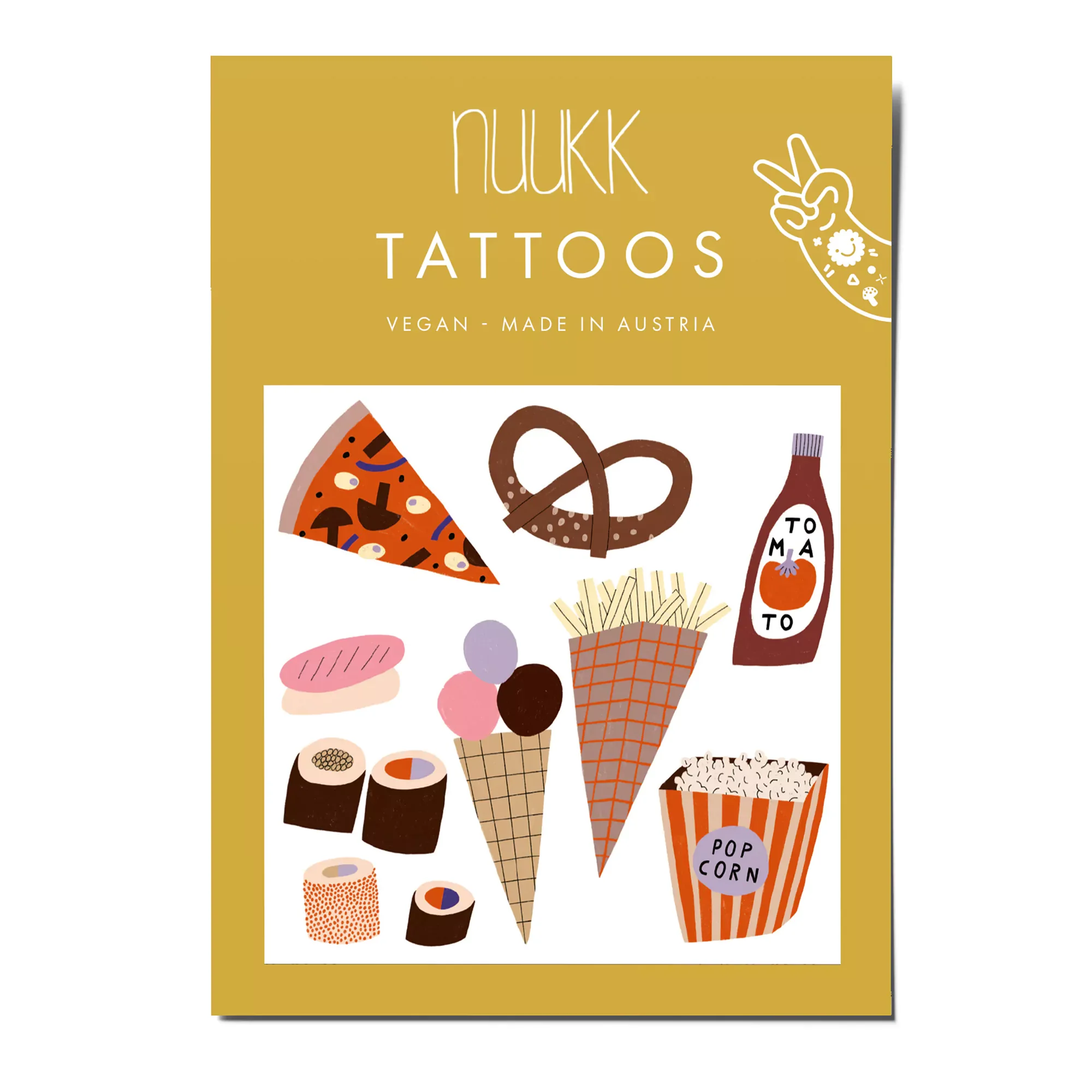 nuukk Kindertattoos – vegane Wassertransferfolie, dermatologisch getestet, hergestellt in Österreich, bei Cleo&Caesar Kids Concept Store