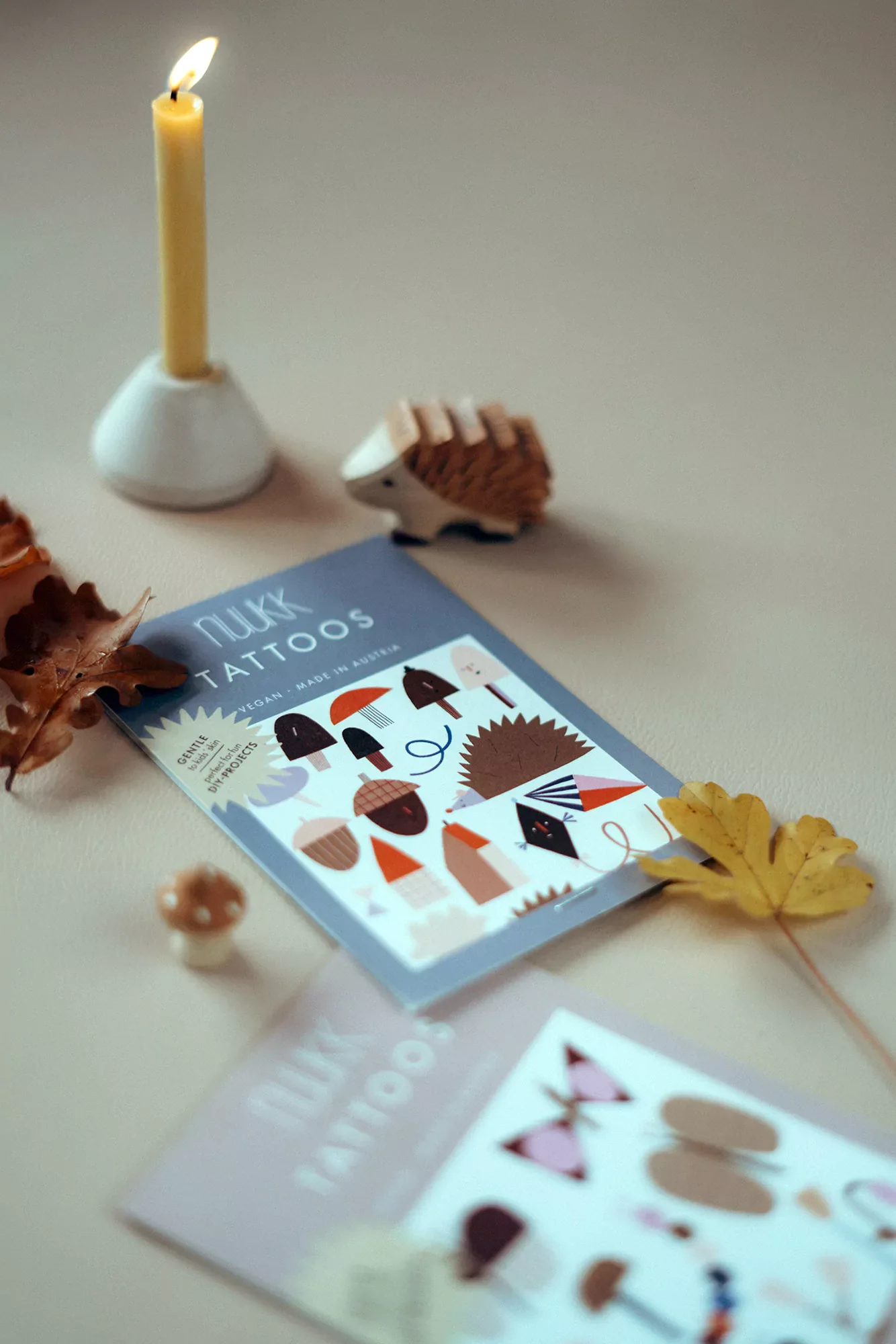 nuukk Kindertattoos – vegane Wassertransferfolie, dermatologisch getestet, hergestellt in Österreich, bei Cleo&Caesar Kids Concept Store