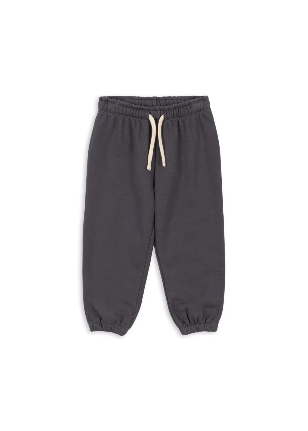 Lou Sweat Pants Jogginghose Magnet für Kinder von Konges Sløjd – kuschelige, nachhaltige Kinderkleidung in Beige mit Herzprint, erhältlich bei Cleo&Caesar Kids Concept Store Berlin.