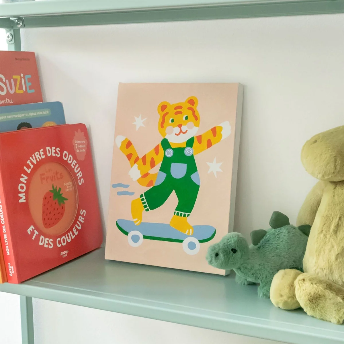 La Petite Épicerie Paint-by-Number-Set Petit Pinceau Kids Titi Skate – Malen nach Zahlen für Kinder ab 5 Jahren, ergonomischer Pinsel, Made in France, bei Cleo&Caesar