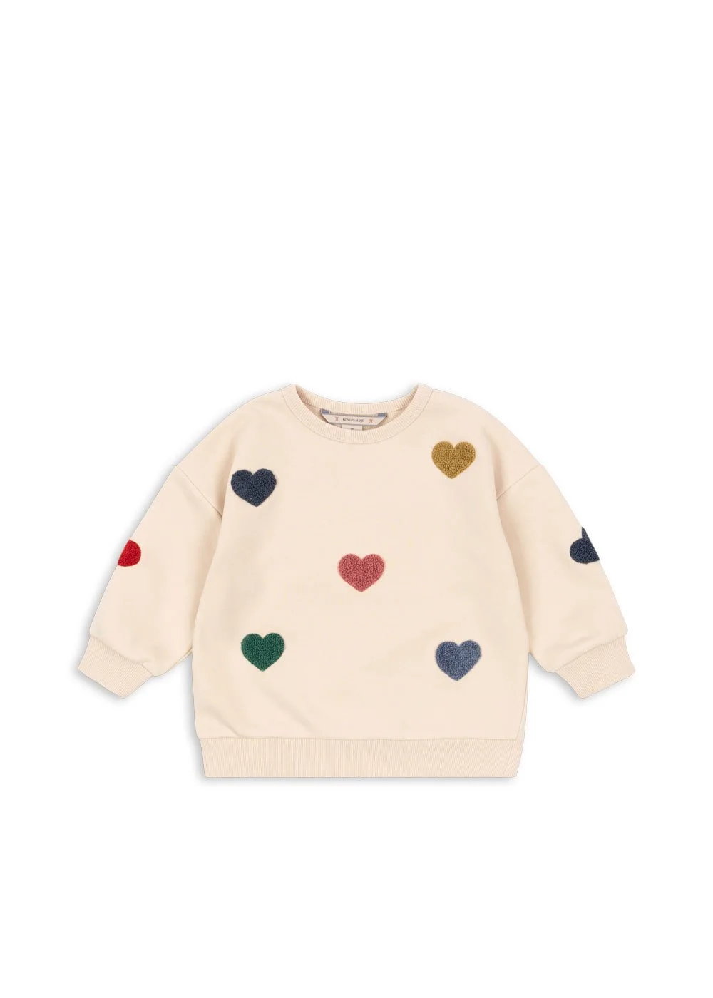 Lou Sweater Pullover Heart Terry für Kinder von Konges Sløjd - nachhaltige Baumwolle - sustainable Kinderkleidung - Cleo&Caesar - Kids Concept Store Berlin - Online Shop Deutschland