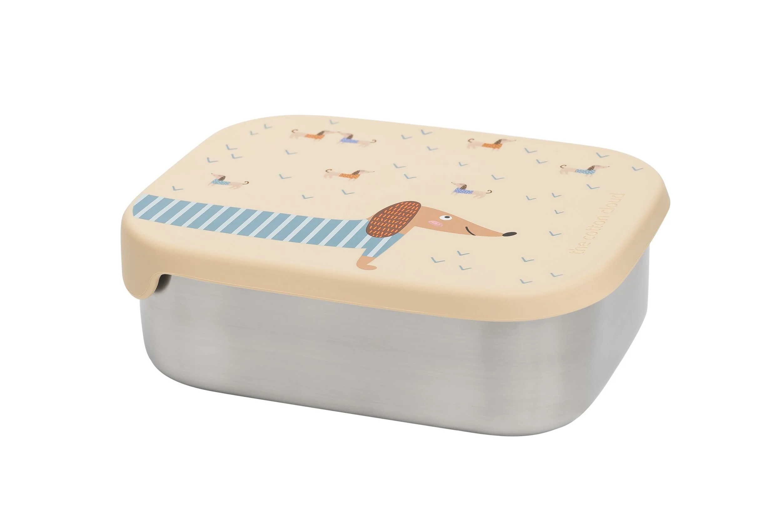 The Cotton Cloud - Edelstahl Lunchbox 'Teckel'