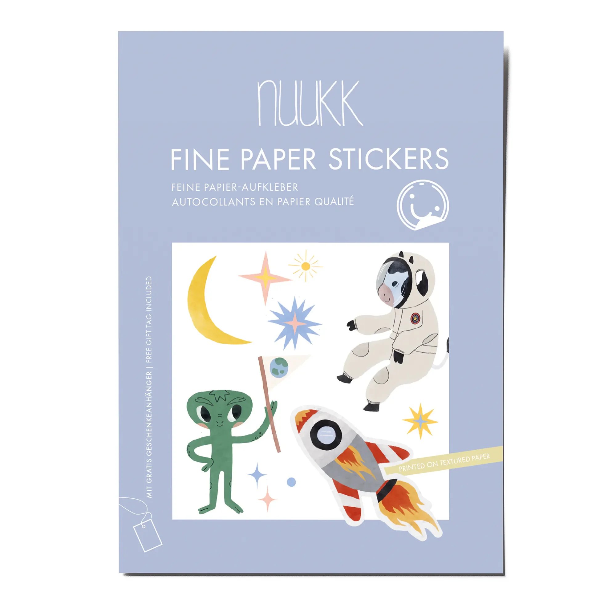 nuukk – Stickerbogen 'Space' 3 Bögen
