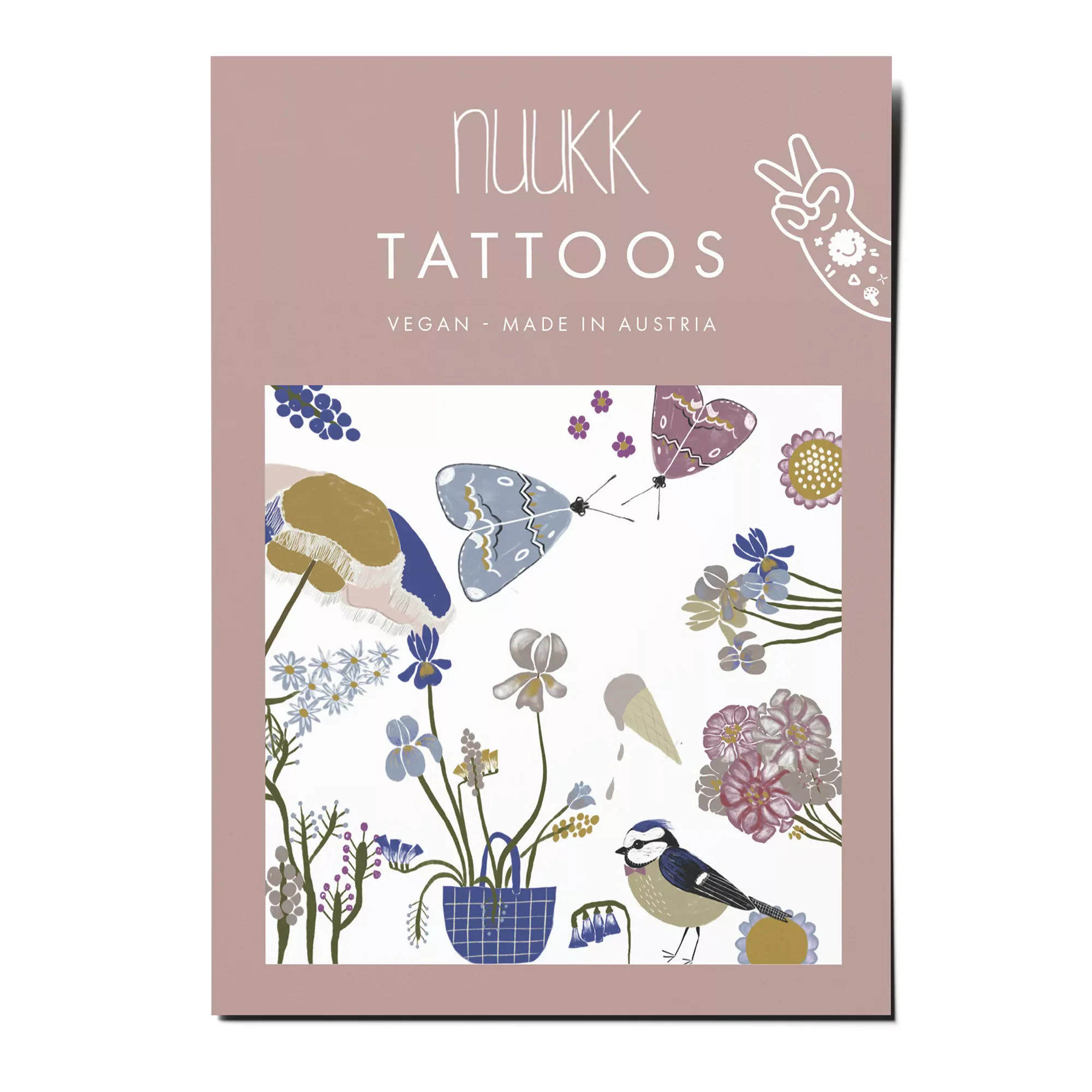 nuukk Kindertattoos – vegane Wassertransferfolie, dermatologisch getestet, hergestellt in Österreich, bei Cleo&Caesar Kids Concept Store