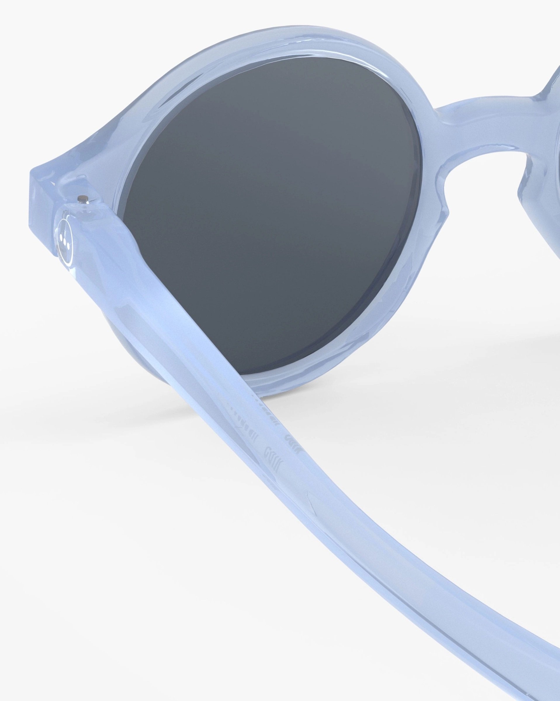 Izipizi Baby-Sonnenbrille #d Athletic Purple Polarized – Pantos-Fassung in Lila glänzend, Limited Edition, 0-3 Jahre, BPA-frei mit Silikonband, bei Cleo&Caesar
