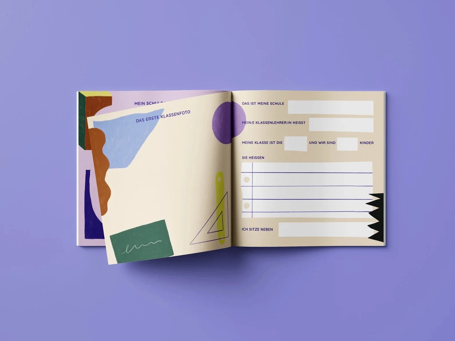 Einschulungsalbum von Anna Beddig – nachhaltiges Erinnerungsbuch zum Schulstart – Cleo&Caesar Berlin